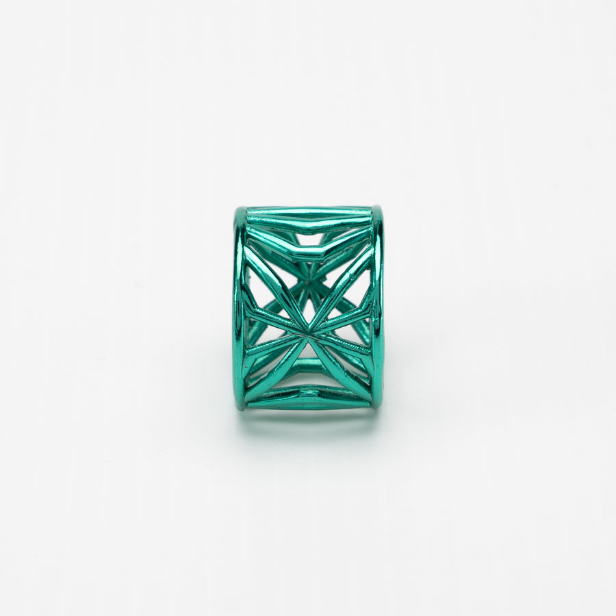 anello a fascia verde distintivo